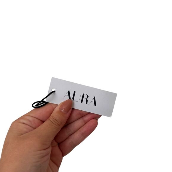 AURA Sleeveless Babydoll Mini Dress White NWT Small - Picture 5 of 6